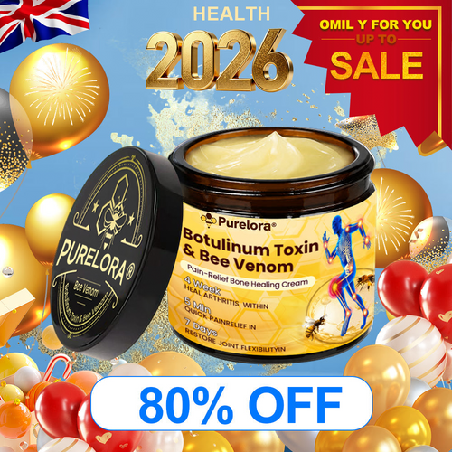 Purelora® Cream with Botulinum Toxin and Bee Venom for Pain Relief and Bone Regeneration
