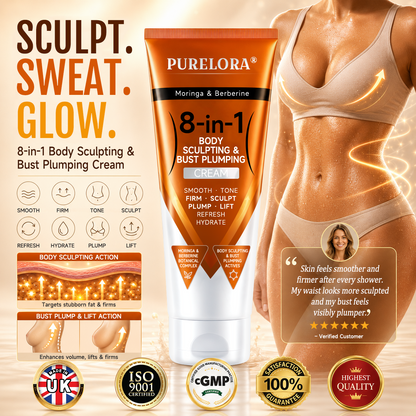 𝐎𝐟𝐟𝐢𝐜𝐢𝐚𝐥 𝐁𝐫𝐚𝐧𝐝 𝐒𝐭𝐨𝐫𝐞 |Official PURELORA® Bust Lift & Firming Cream | 8-in-1 Moringa & Berberine Formula for Smoother, Firmer, Fuller-Looking Bust