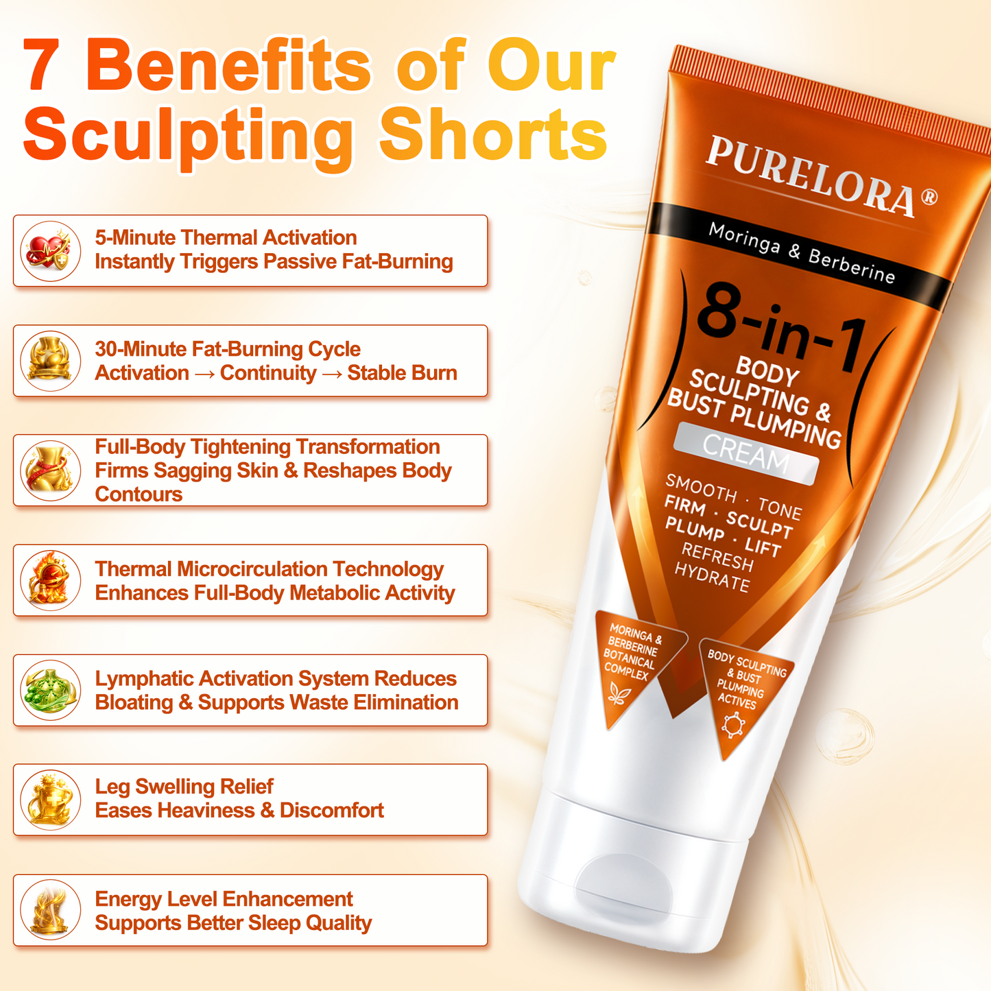 𝐎𝐟𝐟𝐢𝐜𝐢𝐚𝐥 𝐁𝐫𝐚𝐧𝐝 𝐒𝐭𝐨𝐫𝐞 |Official PURELORA® Bust Lift & Firming Cream | 8-in-1 Moringa & Berberine Formula for Smoother, Firmer, Fuller-Looking Bust