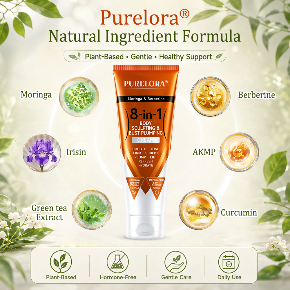 𝐎𝐟𝐟𝐢𝐜𝐢𝐚𝐥 𝐁𝐫𝐚𝐧𝐝 𝐒𝐭𝐨𝐫𝐞 |Official PURELORA® Bust Lift & Firming Cream | 8-in-1 Moringa & Berberine Formula for Smoother, Firmer, Fuller-Looking Bust