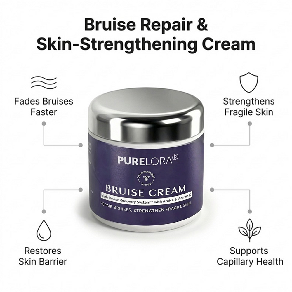💥Over 100,000 units sold💕 - PURELORA® cream to repair bruises and strengthen the skin——Guaranteed results within 7 days.