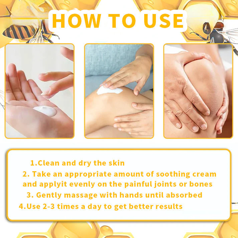 Purelora® Cream with Botulinum Toxin and Bee Venom for Pain Relief and Bone Regeneration