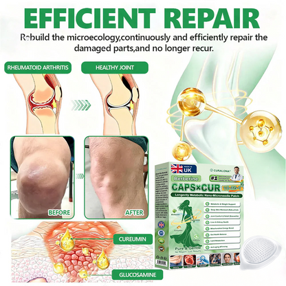 🔥 Curalona® Enhanced 10-in-1 Microneedle Patches — A Synergistic Blend of Berberine and NAD+ to Support Metabolic Health, Promote Skin Renewal, and Alleviate Joint Discomfort — Visible Results in 7 Days