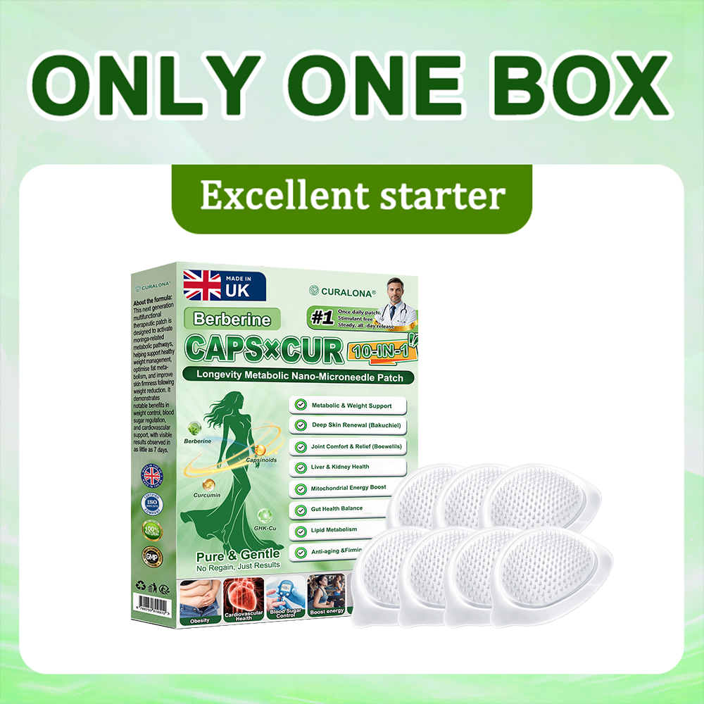 🔥 Curalona® Enhanced 10-in-1 Microneedle Patches — A Synergistic Blend of Berberine and NAD+ to Support Metabolic Health, Promote Skin Renewal, and Alleviate Joint Discomfort — Visible Results in 7 Days