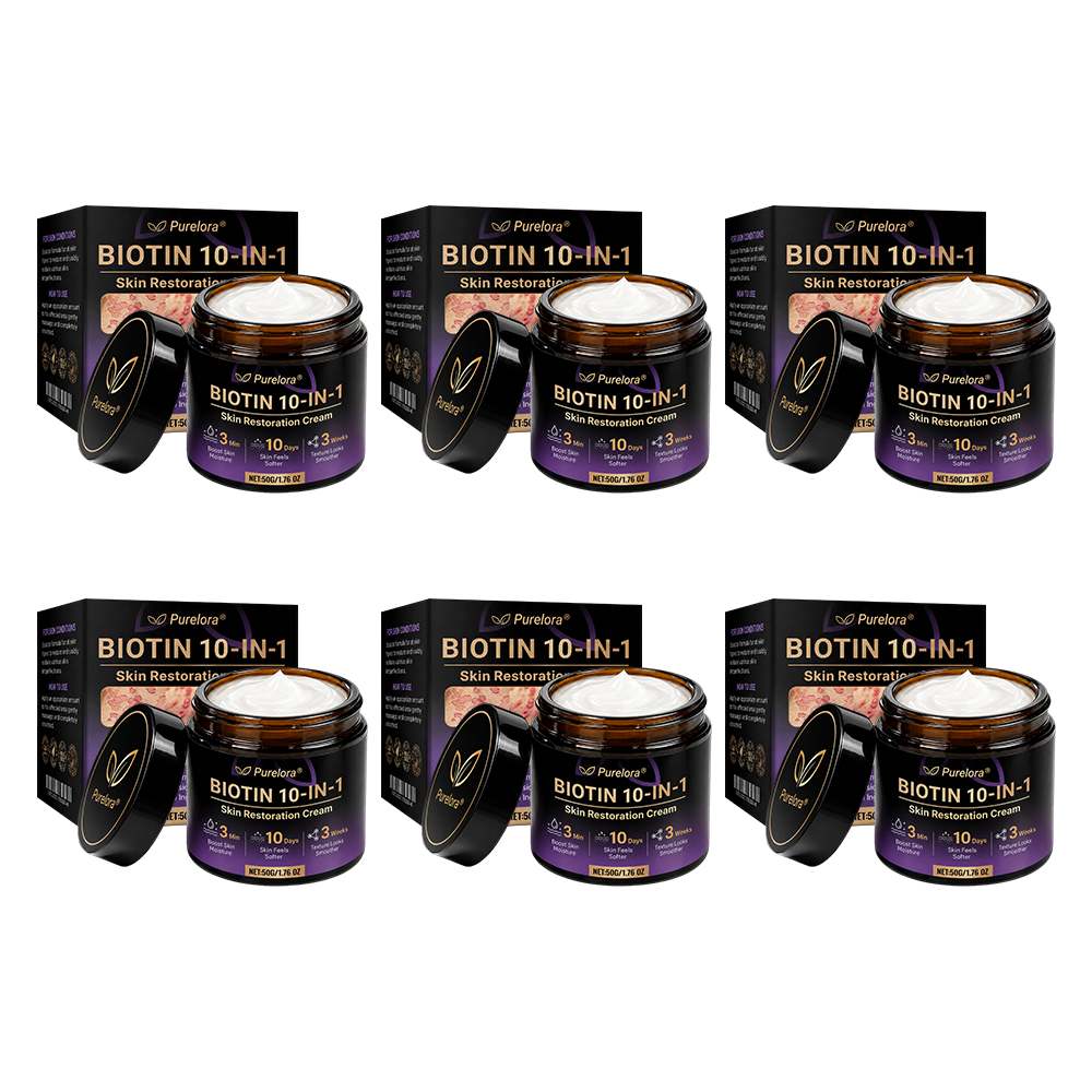 Made and Shipped from the UK 🍁 Purelora® Biotin 10-in-1 Skin Repair Cream — Last Day of Sale: 75% Off