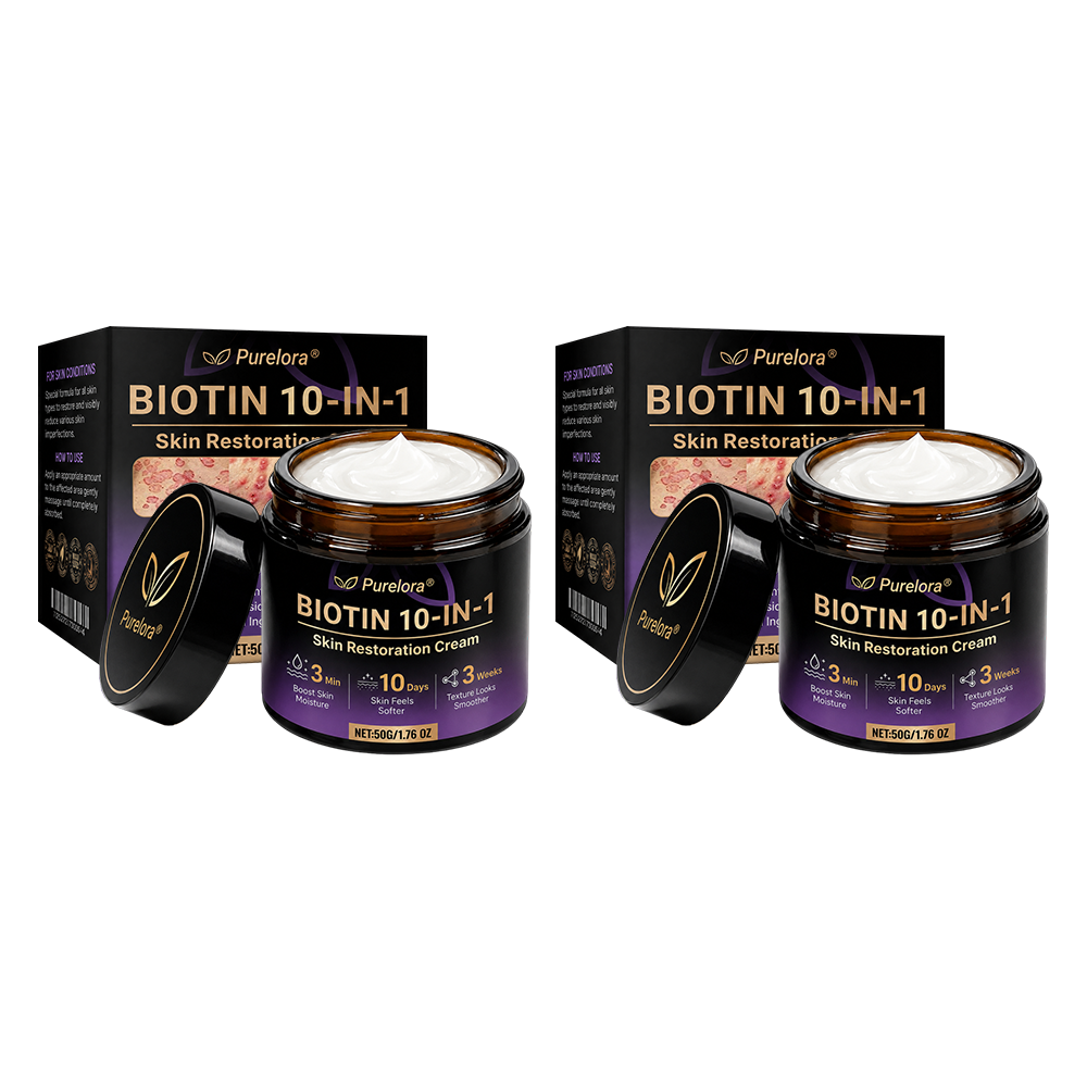 Made and Shipped from the UK 🍁 Purelora® Biotin 10-in-1 Skin Repair Cream — Last Day of Sale: 75% Off
