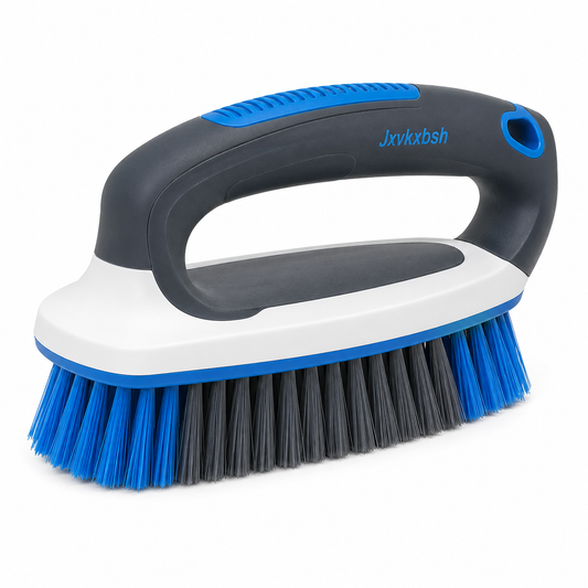 Jxvkxbsh Multi-Surface Scrub Brush with Comfort Grip
