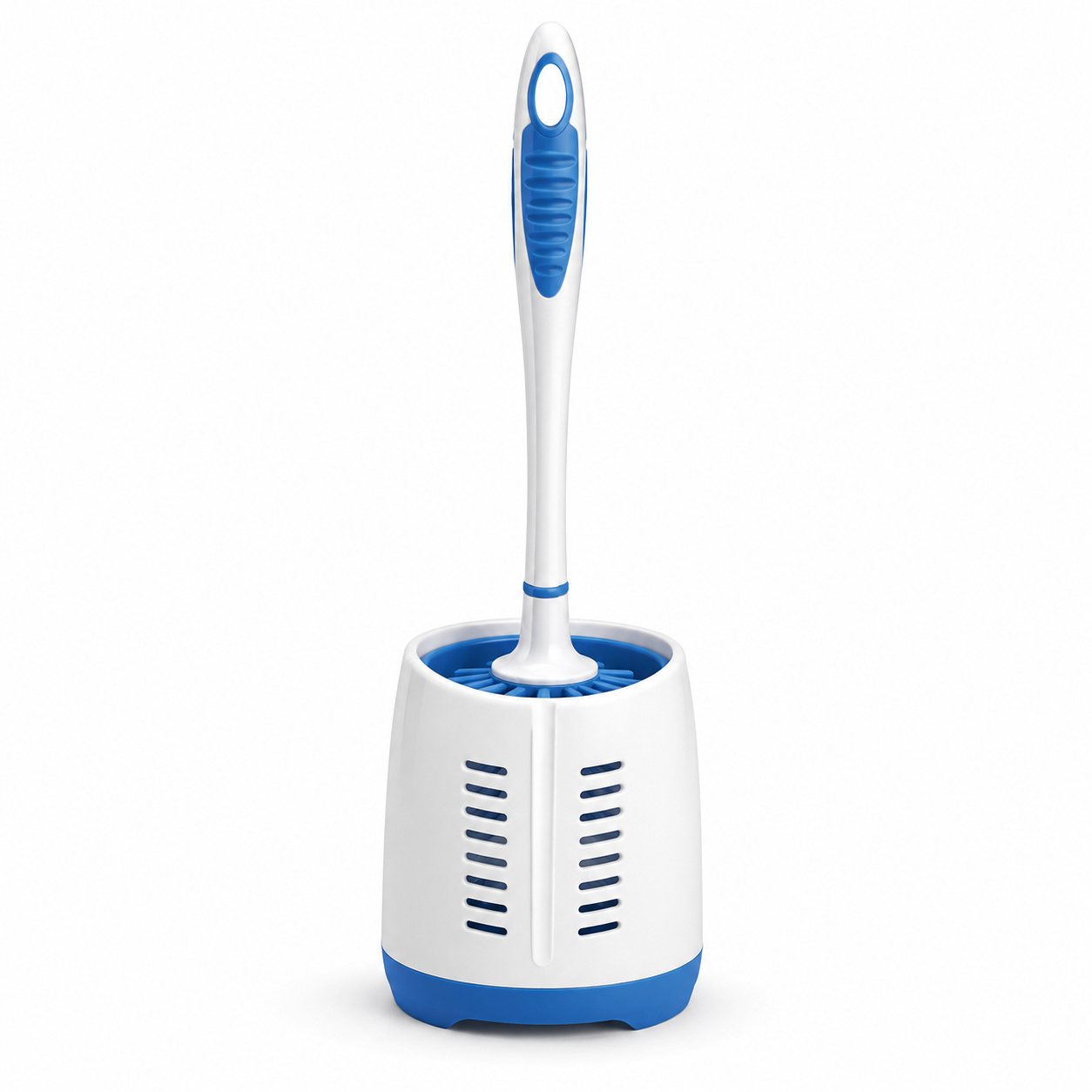 Jxvkxbsh Compact Toilet Brush with Ventilated Holder